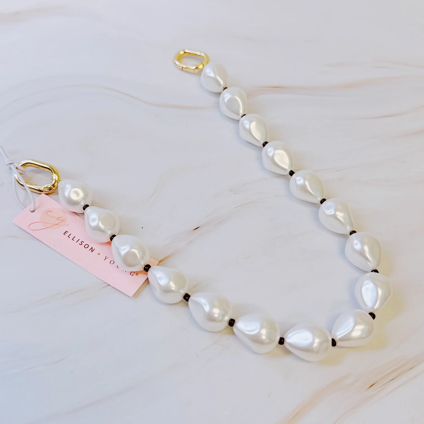 Pearl and Bead Bag Charm