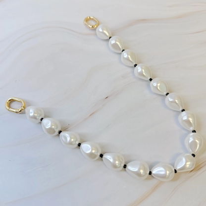 Pearl and Bead Bag Charm