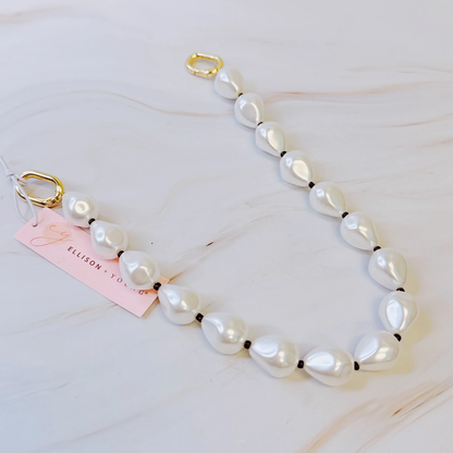 Pearl and Bead Bag Charm